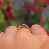 Ellibelle Jewellery ART DECO DIAMOND ENGAGEMENT RING