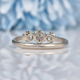 Ellibelle Jewellery Art Deco Diamond & Platinum Trilogy Engagement Ring (0.65ct)