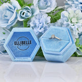 Ellibelle Jewellery Art Deco Diamond & Platinum Trilogy Engagement Ring (0.65ct)