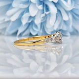 Ellibelle Jewellery Art Deco Diamond Solitaire Engagement Ring (0.60ct)