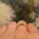 Ellibelle Jewellery ART DECO OLD CUT DIAMOND ENGAGEMENT RING (0.40CT)
