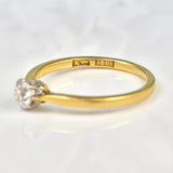 Ellibelle Jewellery ART DECO OLD CUT DIAMOND ENGAGEMENT RING (0.40CT)