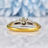Ellibelle Jewellery Art Deco Style Diamond 18ct Gold & Platinum Solitaire Ring