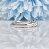 Ellibelle Jewellery Art Deco Style Diamond 18ct White Gold Five Stone Ring