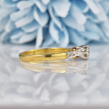 Ellibelle Jewellery Art Deco Style Diamond Solitaire Engagement Ring (0.30ct)