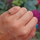 Ellibelle Jewellery Art Deco Style Diamond Solitaire Engagement Ring (0.30ct)