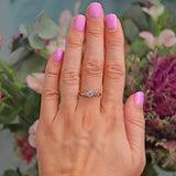 Ellibelle Jewellery Art Deco Style Diamond Solitaire Engagement Ring (0.40ct)