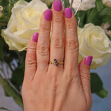 Ellibelle Jewellery BELLE ÉPOQUE SAPPHIRE & PEARL RING