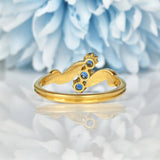 Ellibelle Jewellery BELLE ÉPOQUE SAPPHIRE & PEARL RING
