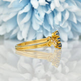 Ellibelle Jewellery BELLE ÉPOQUE SAPPHIRE & PEARL RING