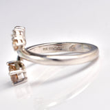Ellibelle Jewellery Brown Champagne Diamond 9ct White Gold Ring