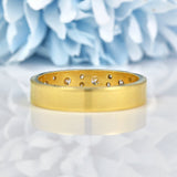 Ellibelle Jewellery Diamond 18ct Gold Half Eternity Wedding Band Ring (0.62cts)