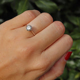 Ellibelle Jewellery Diamond 18ct White Gold Solitaire Engagement Ring (0.65ct)