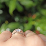 Ellibelle Jewellery Diamond 18ct White Gold Solitaire Engagement Ring (0.65ct)