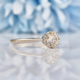 Ellibelle Jewellery Diamond 18ct White Gold Solitaire Engagement Ring (0.65ct)