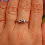 Ellibelle Jewellery Diamond 18ct White Gold Three Stone Engagement Ring (0.75ct)