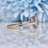 Ellibelle Jewellery Edwardian Blue Sapphire & Diamond Double Cluster Ring