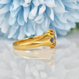Ellibelle Jewellery EDWARDIAN SAPPHIRE & DIAMOND RING
