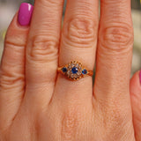 Ellibelle Jewellery EDWARDIAN SAPPHIRE & DIAMOND RING