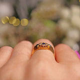 Ellibelle Jewellery EDWARDIAN SAPPHIRE & DIAMOND RING