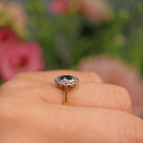 Edwardian Sapphire & Diamond Ring