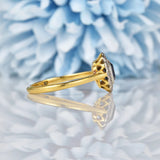 Ellibelle Jewellery Edwardian Sapphire & Diamond Ring