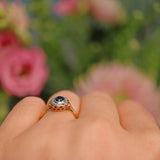 Ellibelle Jewellery Edwardian Sapphire & Diamond Ring