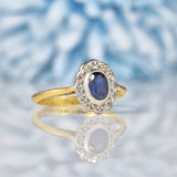Ellibelle Jewellery Edwardian Sapphire & Diamond Ring