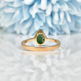 Ellibelle Jewellery EDWARDIAN TURQUOISE 15CT GOLD SOLITAIRE RING