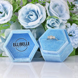 Ellibelle Jewellery French Art Deco Diamond Platinum Trilogy Ring (0.85ct)