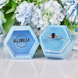 Ellibelle Jewellery Natural Sapphire & Diamond 18k White Gold Ring (1.84ct)