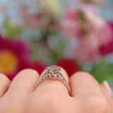 Ellibelle Jewellery Salt & Pepper Brown Diamond White Gold Engagement Ring (1.97ct)