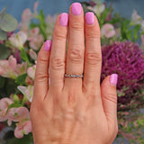 Ellibelle Jewellery Sapphire & Diamond Gold Stacking Band Ring