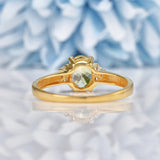 Ellibelle Jewellery Scapolite & Diamond 18ct Gold Ring