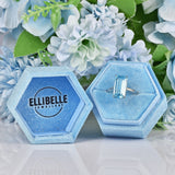 Ellibelle Jewellery Swiss Blue Topaz 18ct White Gold Dress Ring (7.10ct