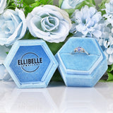 Ellibelle Jewellery Tanzanite & Diamond 18ct White Gold Ring