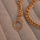 Ellibelle Jewellery Victorian Gold Albert Chain & T-Bar (14")