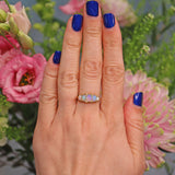 Ellibelle Jewellery Victorian Opal 18ct Gold Five Stone Ring
