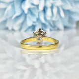 Ellibelle Jewellery Vintage 1.30ct Diamond Gold Engagement Ring