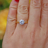 Ellibelle Jewellery Vintage 1.30ct Diamond Gold Engagement Ring