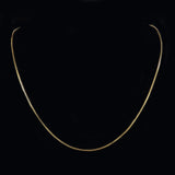 Ellibelle Jewellery VINTAGE 18CT GOLD BOX-LINK NECK CHAIN (20")