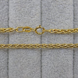 Ellibelle Jewellery Vintage 18ct Gold Rope Chain (18")