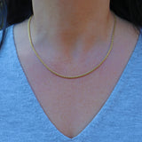 Ellibelle Jewellery Vintage 18ct Gold Rope Chain (18")