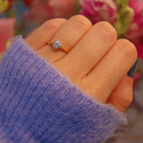 Ellibelle Jewellery Vintage 1960s Diamond 18ct Gold Engagement Ring (0.30ct)