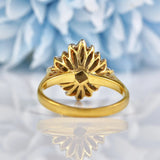 Ellibelle Jewellery Vintage 1969 Diamond 18ct Gold Cluster Ring (0.82cts)