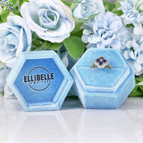 Ellibelle Jewellery Vintage 1970s Sapphire & Diamond 18ct Gold Cluster Ring