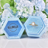 Ellibelle Jewellery Vintage 1973 Opal & Diamond 18ct Gold Cluster Ring
