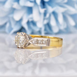 Ellibelle Jewellery Vintage 1975 Diamond 18ct Gold Engagement Ring (0.75ct)