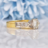 Ellibelle Jewellery Vintage 1975 Diamond 18ct Gold Engagement Ring (0.75ct)