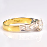 Ellibelle Jewellery Vintage 1975 Diamond 18ct Gold Engagement Ring (0.75ct)